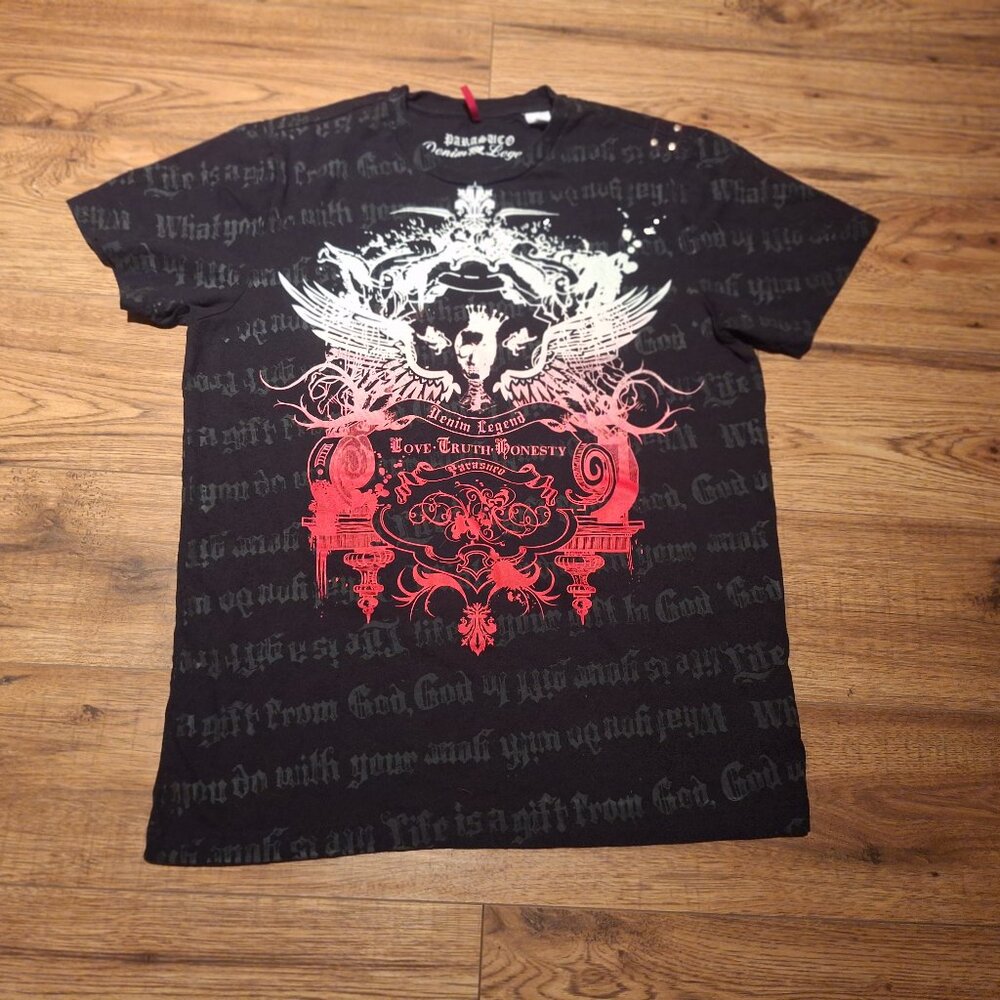 Parasuco Denim Legend graphic t-shirt, excellent quality, Men S